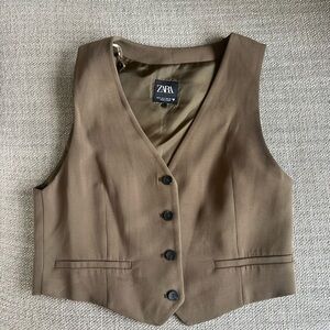 Zara Button Vest